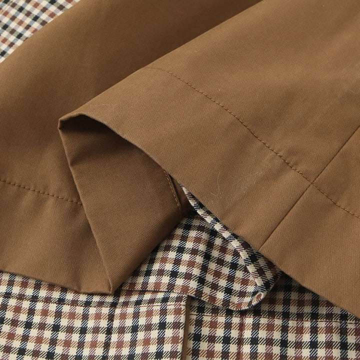 Płaszcz Trench Lang Ternet | Dwustronny Jednorzędowy Jesień Kobieta