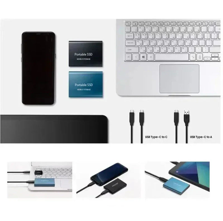 SSD externo de alta velocidade | Armazenamento portátil rápido e confiável