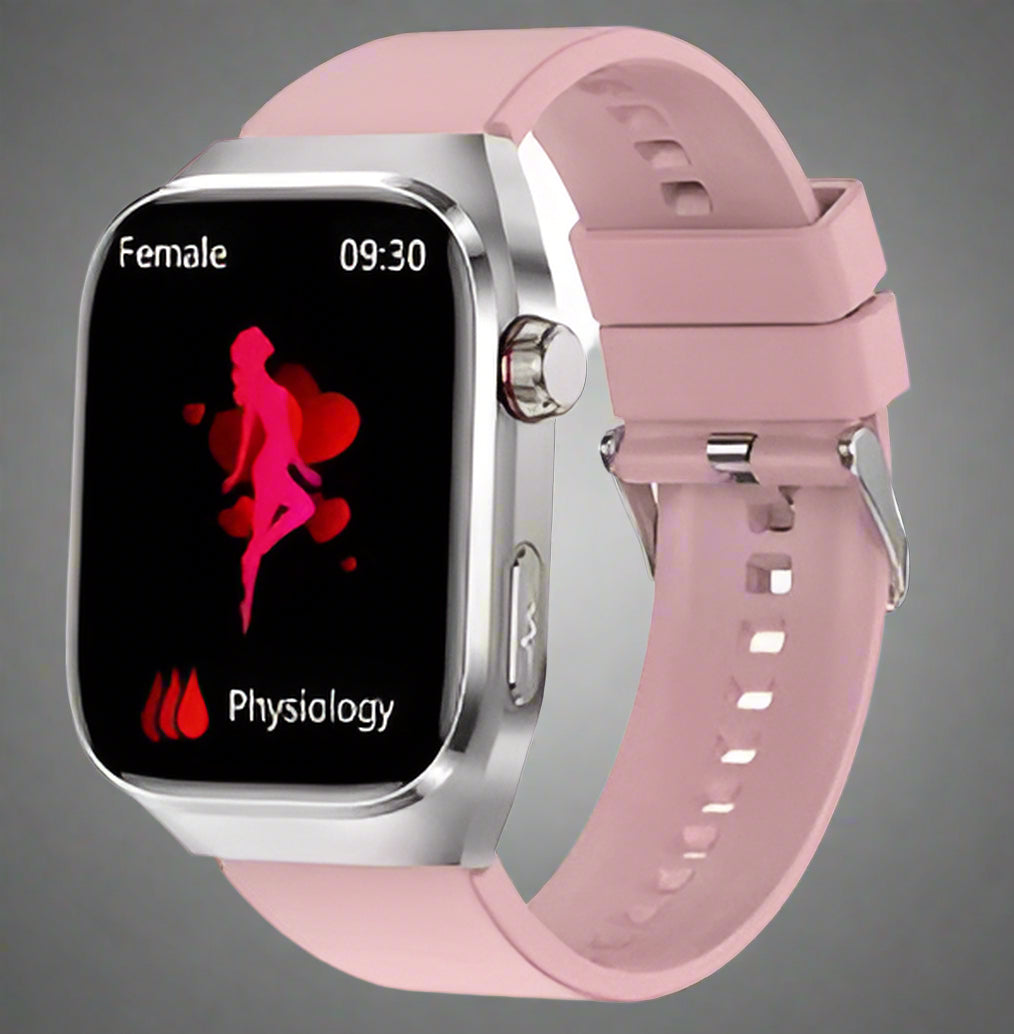 Maxwell Smartwatch | EKG Blodsukker Urinsyre 2,04" AMOLED Vandtæt