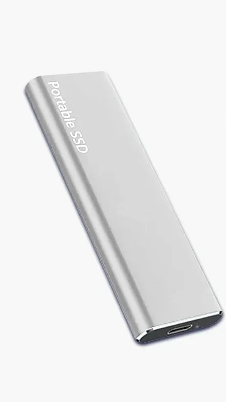 FusionElite Ekstern Harddisk | Ultratynd USB-C Opbevaring Højhastighed