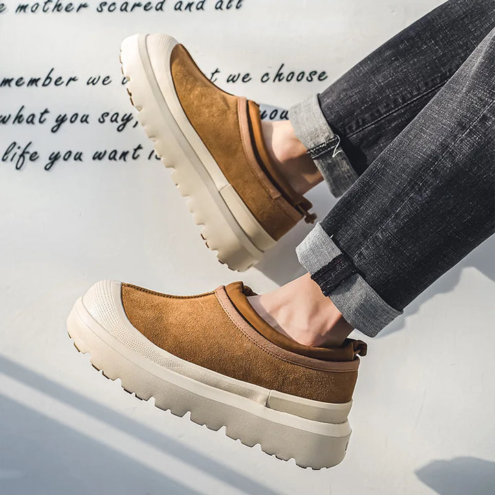 Унісекс зимові чоботи | Плюшеві платформні туфлі теплі комфортні