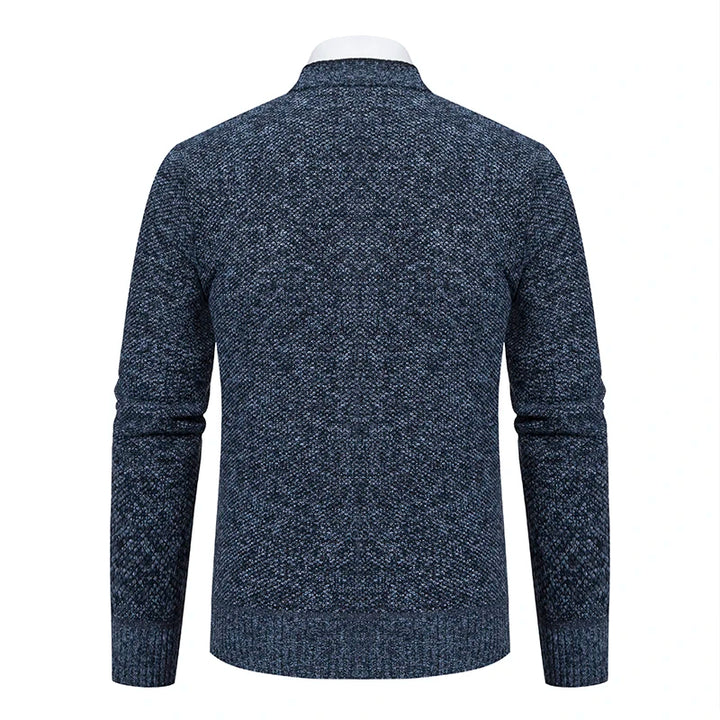 Cardigan tricotat pentru bărbați | Jachetă pulover casual cu guler în V toamnă iarnă