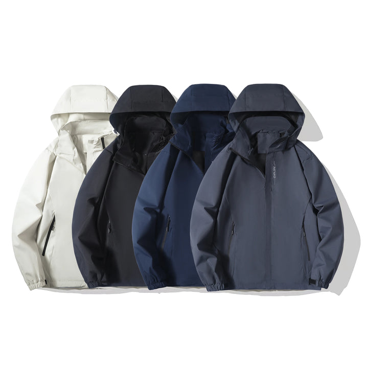 Kurtka przeciwdeszczowa lekka wodoodporna | Kaptur wiatroszczelna outdoor męska