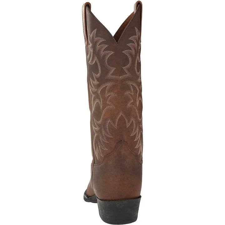 Macho cowboy boots for men - elegant embroidered leather and timeless style