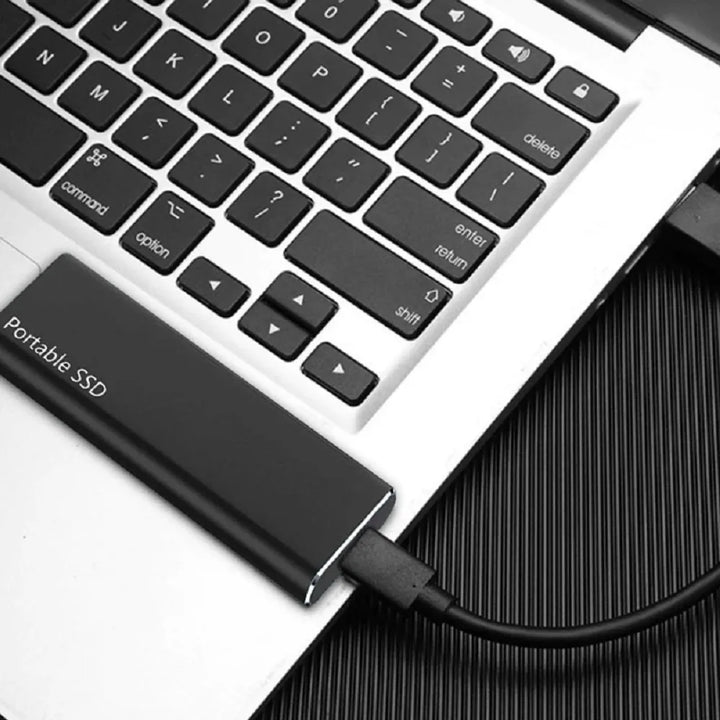 FusionElite Ekstern Harddisk | Ultratynd USB-C Opbevaring Højhastighed