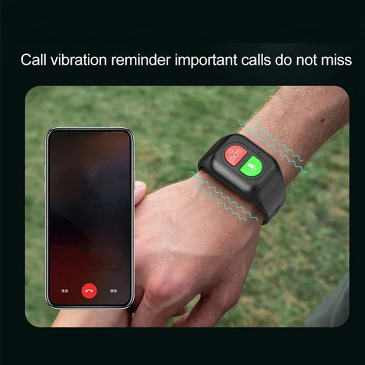 4G GPS Smartwatch til Seniorer | SOS Alarm Sundhed & Lokalisering IPX7