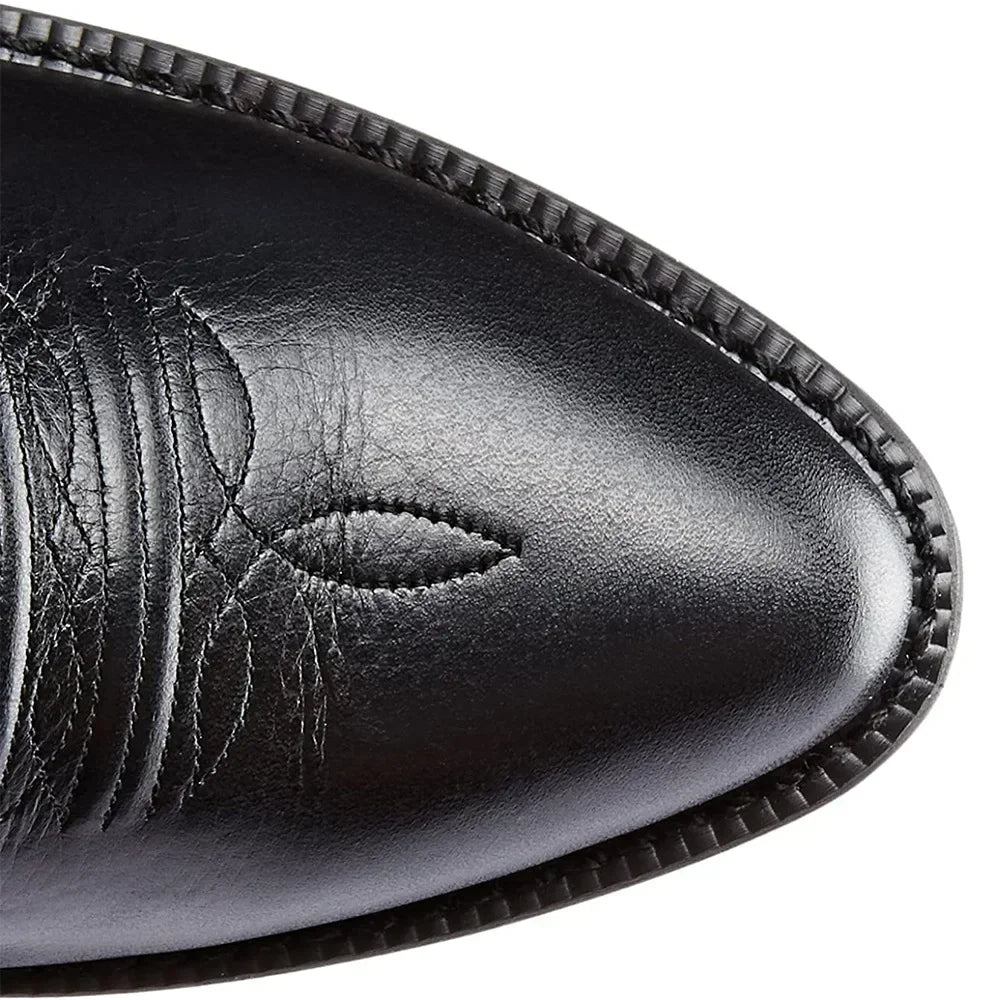 Macho cowboy boots for men - elegant embroidered leather and timeless style