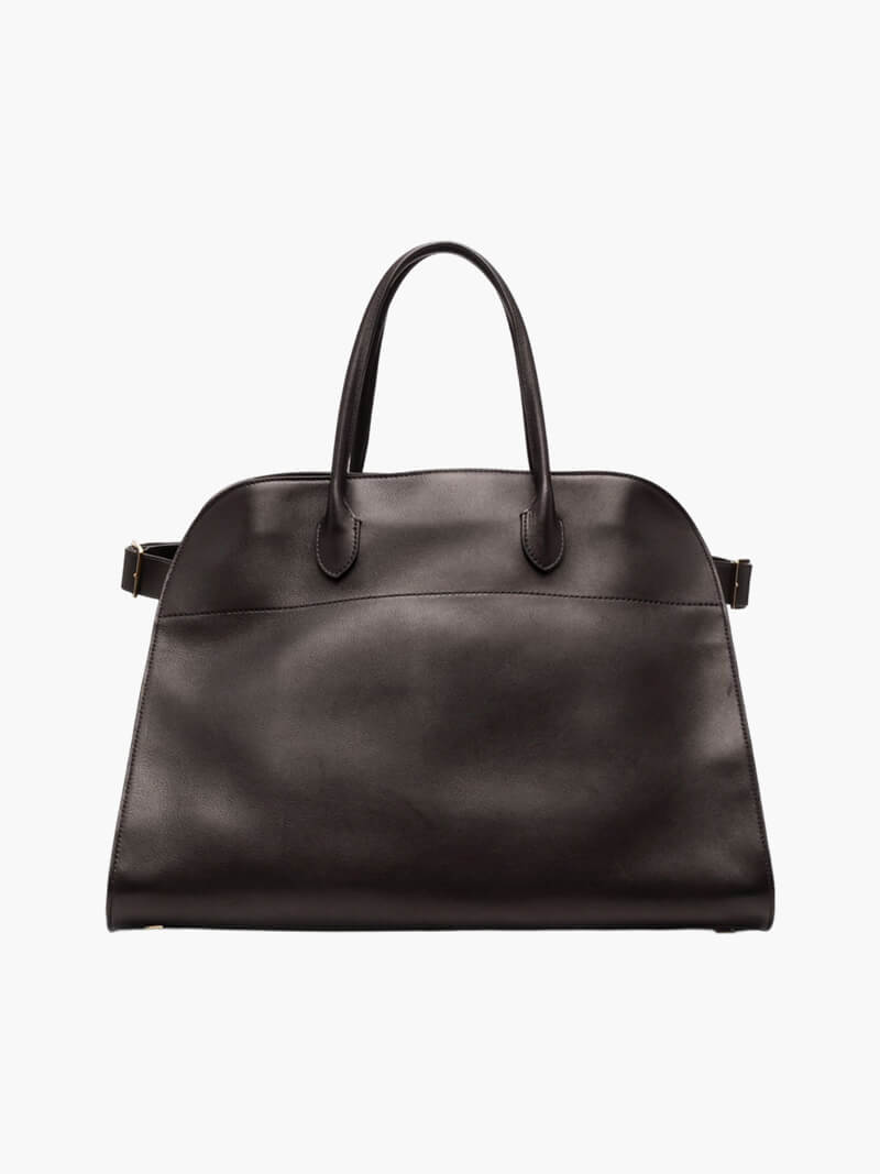 Bolsa feminina elegante em couro vegetal com um design espaçoso