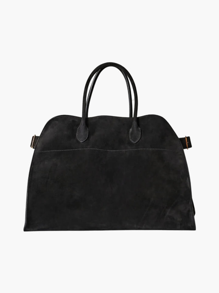 Bolsa feminina elegante em couro vegetal com um design espaçoso