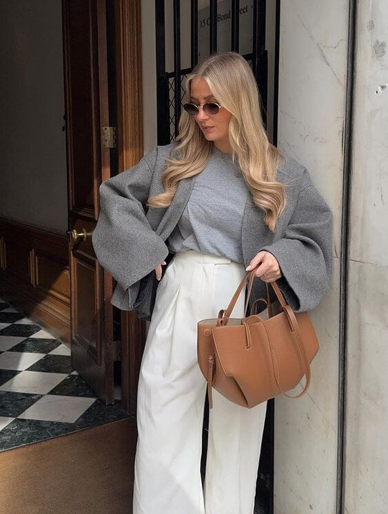 Bolsa Tote Vintage para mulheres | Bolsa de ombro em couro com design atemporal e espaçoso
