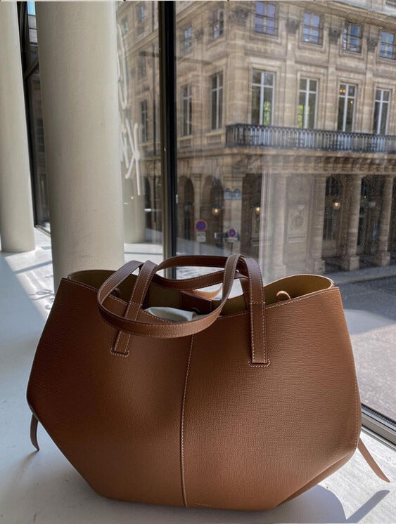 Bolsa Tote Vintage para mulheres | Bolsa de ombro em couro com design atemporal e espaçoso