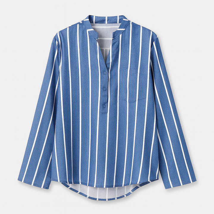 Blue Summer blouse | light, breathable fabric