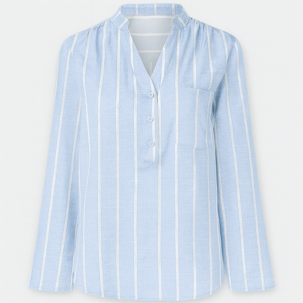 Light Blue Summer blouse | light, breathable fabric