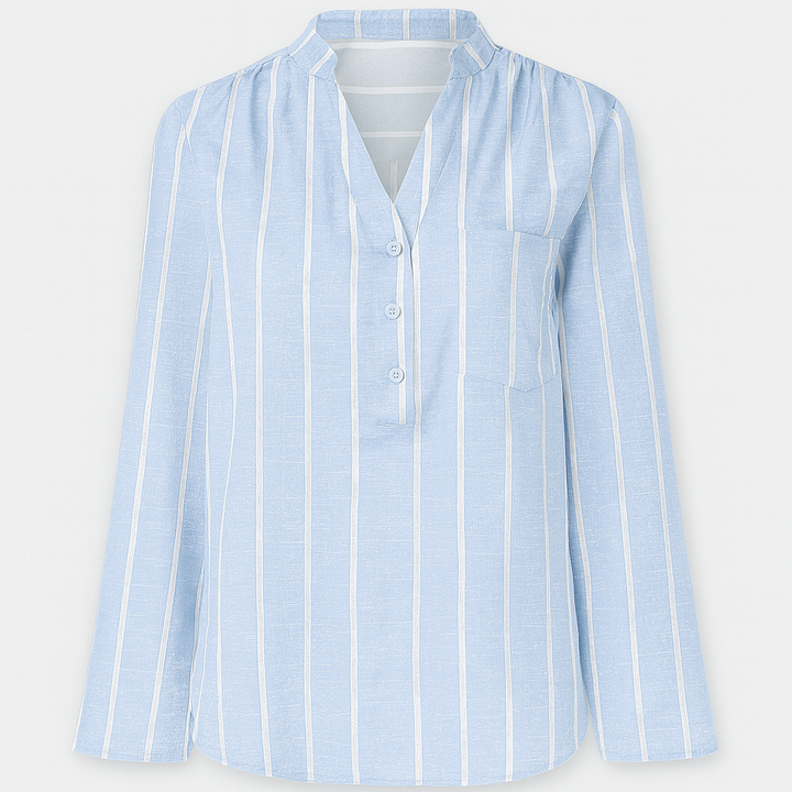 Light Blue Summer blouse | light, breathable fabric