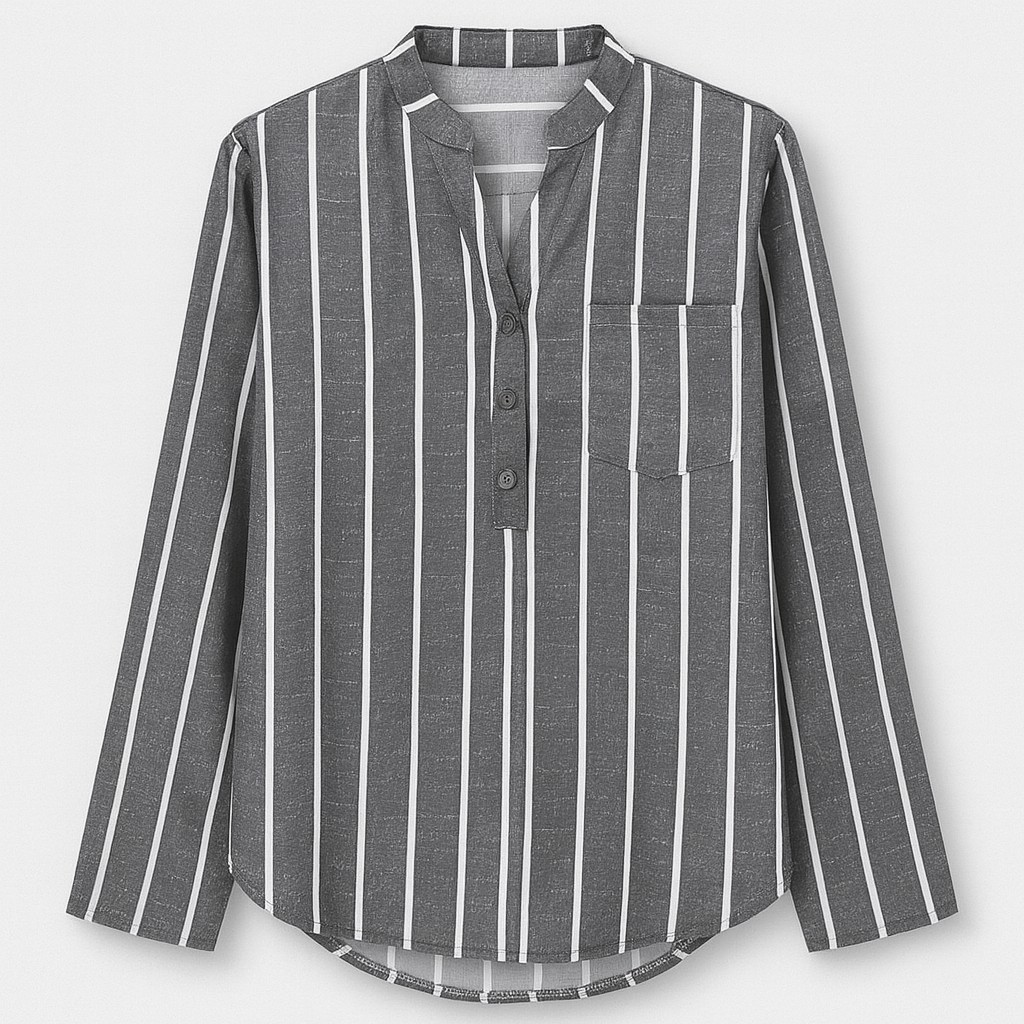 Gray Summer blouse | light, breathable fabric