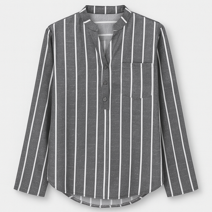 Gray Summer blouse | light, breathable fabric