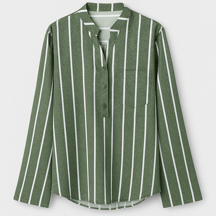 Green Summer blouse | light, breathable fabric