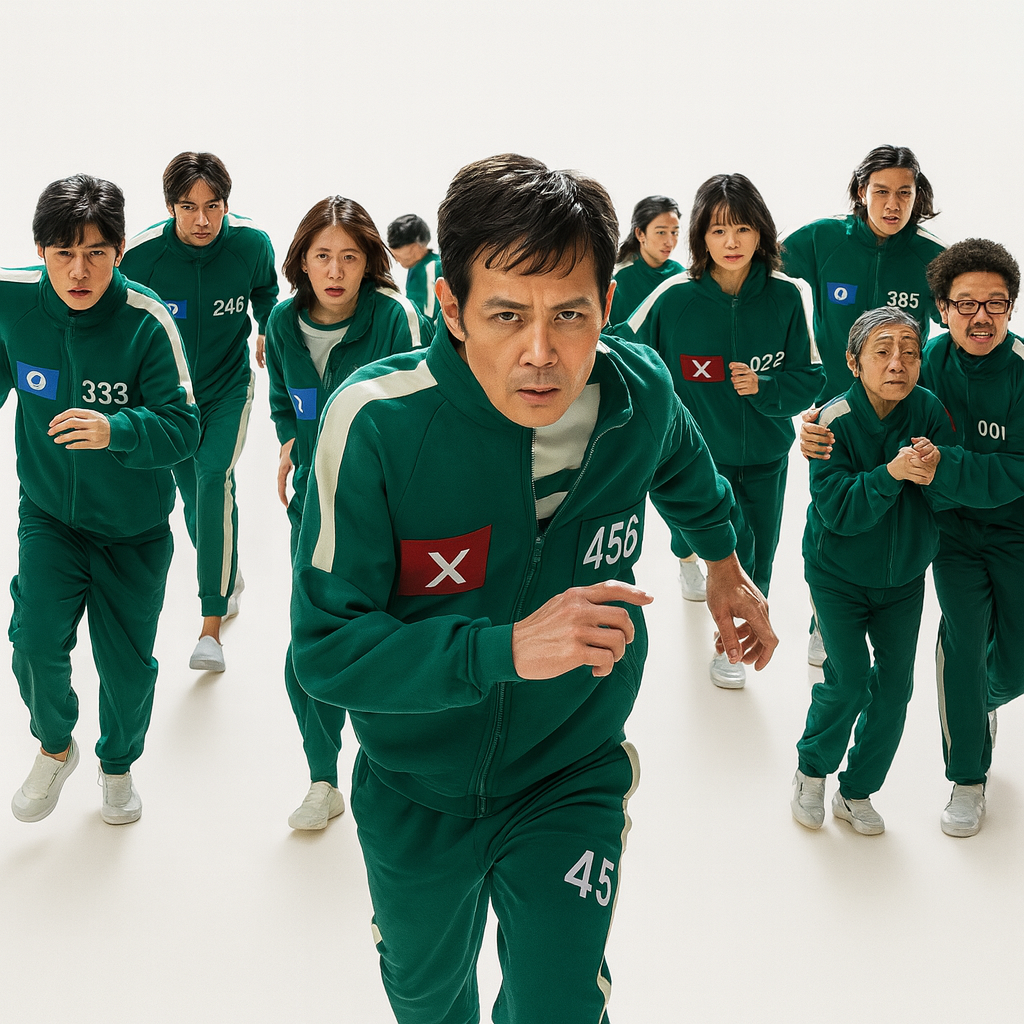 Squid Game Costume | Official Outfit from the Series | Unisex Set for Men and Women