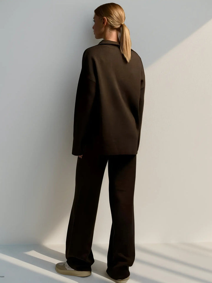 Sienna Dame Hyggesæt | Blød Todelts Loungewear i Cozy Stofmix
