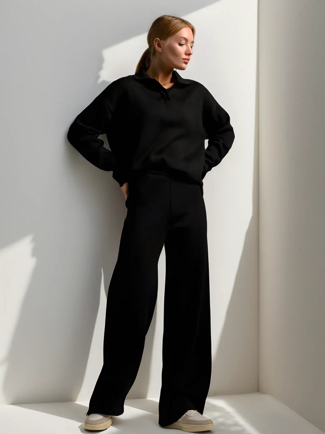 Sienna Dame Hyggesæt | Blød Todelts Loungewear i Cozy Stofmix