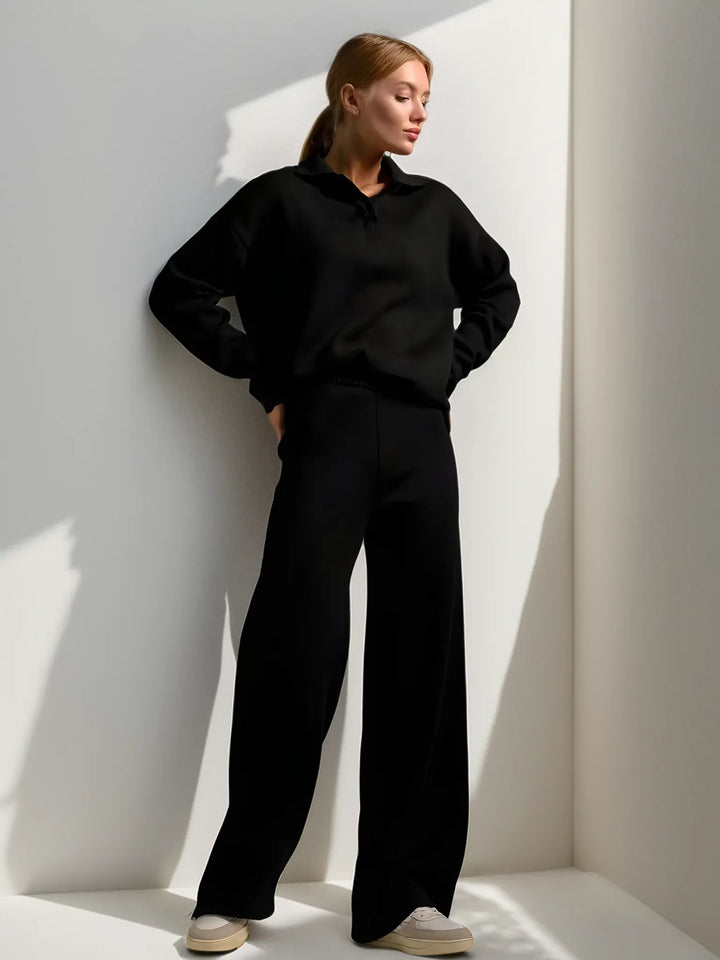 Sienna Dame Hyggesæt | Blød Todelts Loungewear i Cozy Stofmix