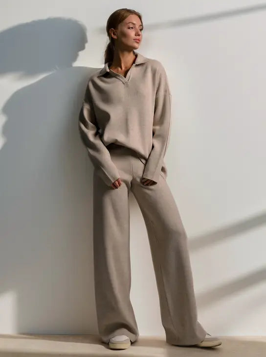 Sienna Dame Hyggesæt | Blød Todelts Loungewear i Cozy Stofmix