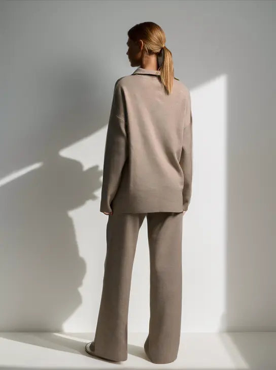 Sienna Dame Hyggesæt | Blød Todelts Loungewear i Cozy Stofmix