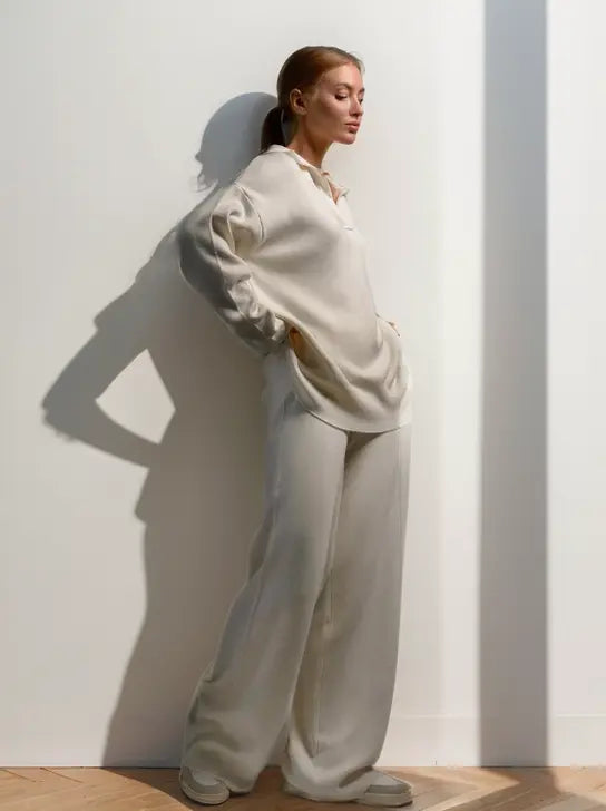 Sienna Dame Hyggesæt | Blød Todelts Loungewear i Cozy Stofmix