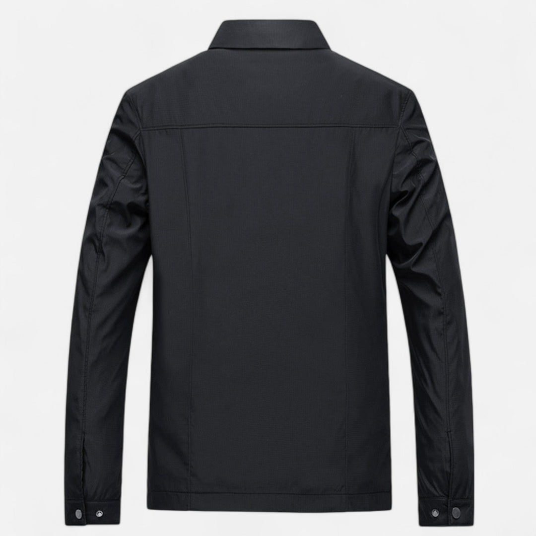 Męska kurtka biznesowa | Szlifowany krój lekka struktura wiosna elegancka