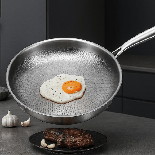 TITAN PREMIUM Pande | Ubelagt Ridsefast Titanium - Ekstrem Høj Varme