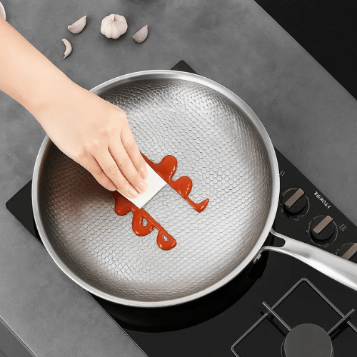 TITAN PREMIUM Pande | Ubelagt Ridsefast Titanium - Ekstrem Høj Varme