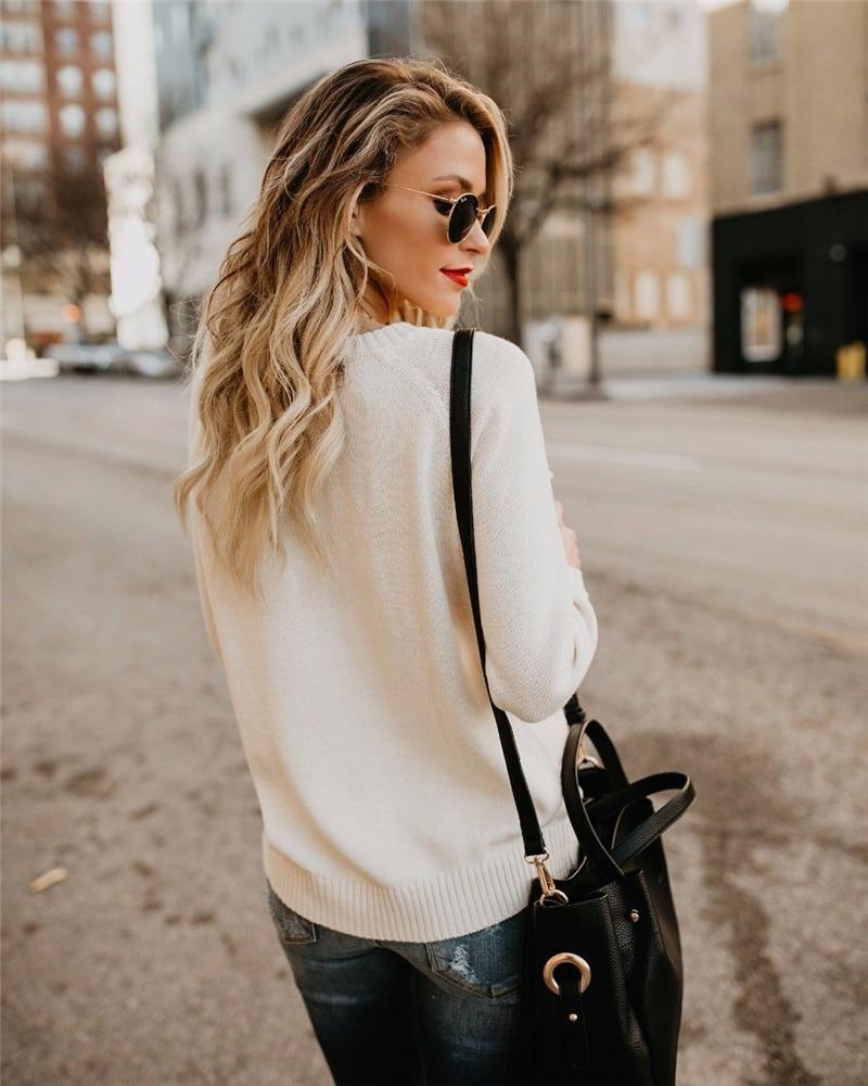 Pull en maille pour femmes avec motif cœur en tricot doux pour l'hiver