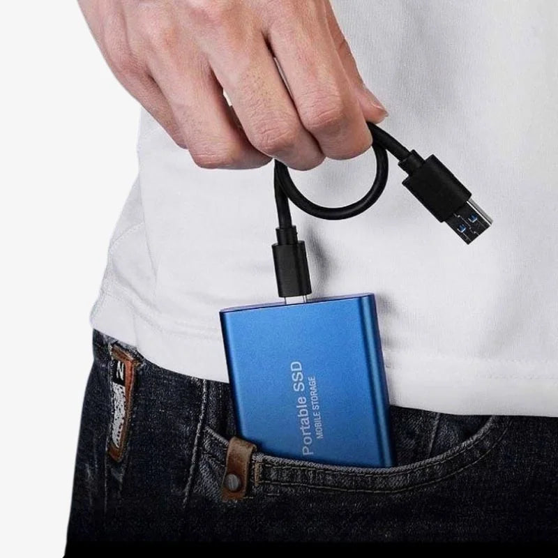ByteX | Ulkoinen SSD - Erittäin nopea tallennus - Suurinopeuksinen tiedonsiirto - 1TB/2TB/4TB/8TB/16TB