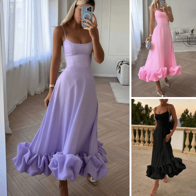 Flarra | Ramely Midi Mekko Eleganssia ja laatua kaikkiin tilaisuuksiin