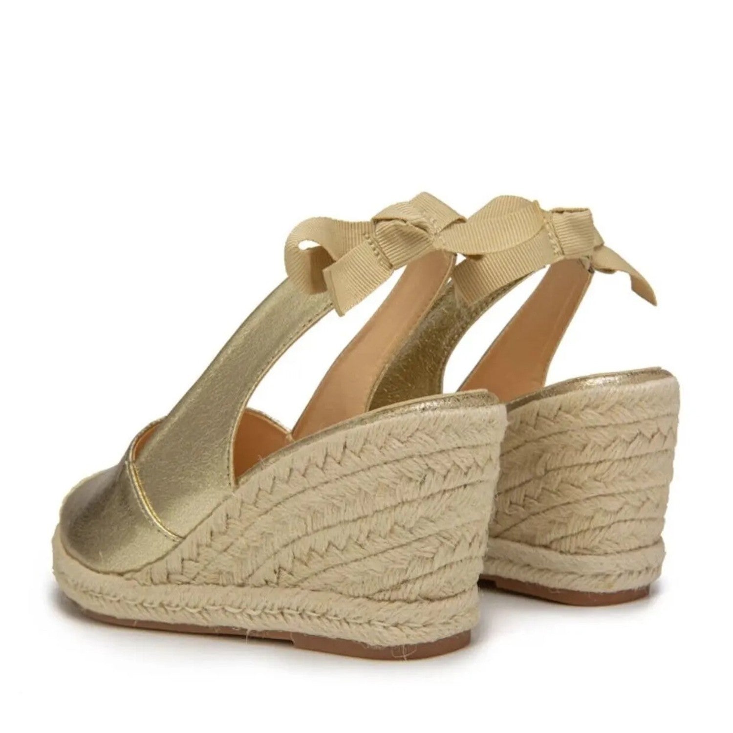 Valentina | Sandalias Doradas de Mujer con Plataforma para Primavera y Verano 3