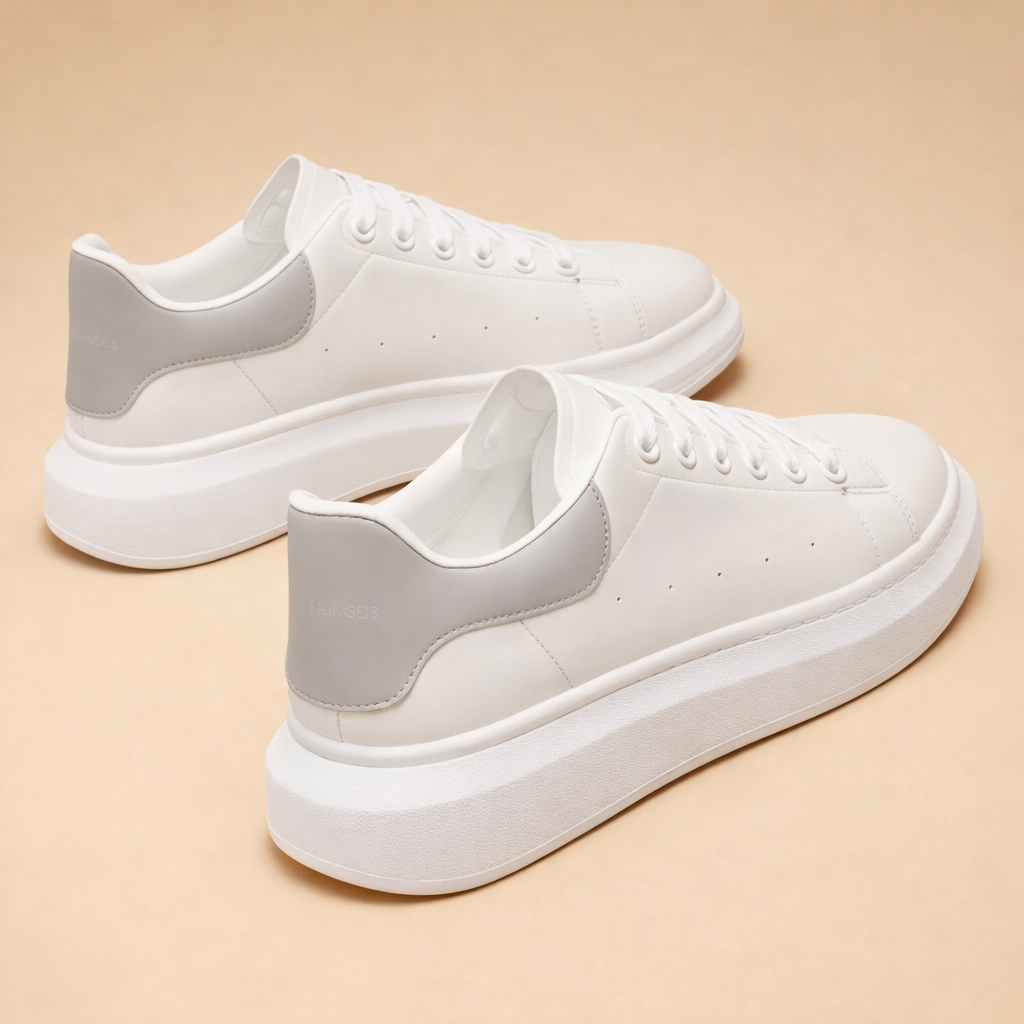 Męskie sneakersy na platformie street style nowoczesny masywny design komfort