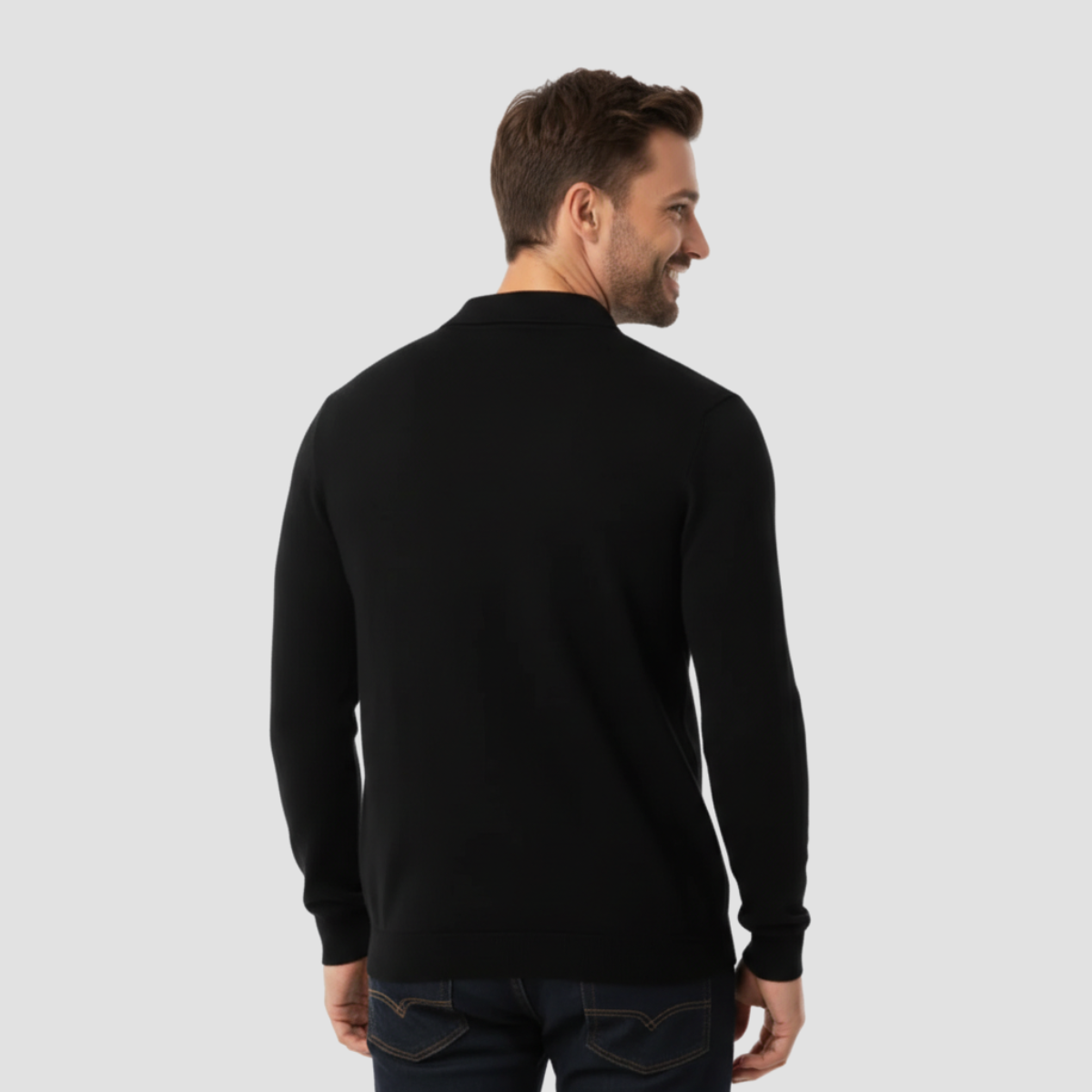 Wintrowe - Langærmet Polotrøje Til Mænd