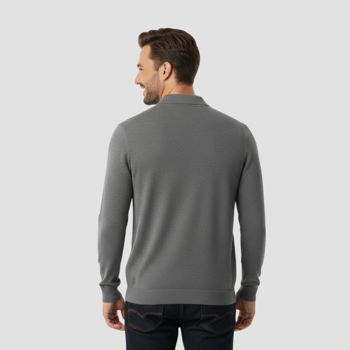 Wintrowe - Langærmet Polotrøje Til Mænd