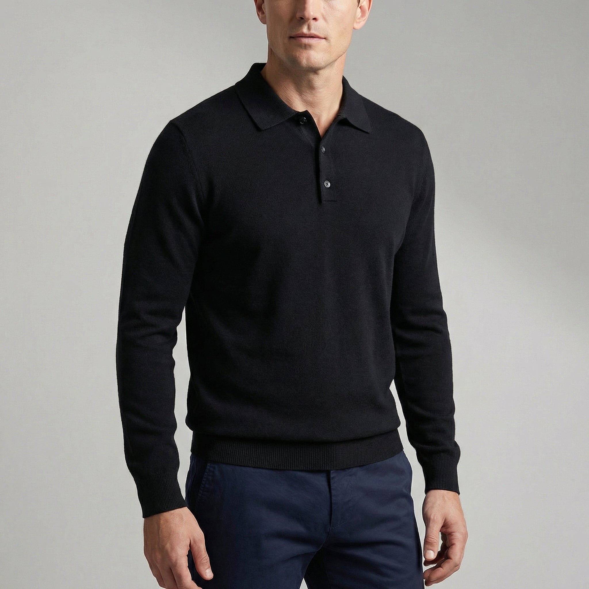 Wintrowe - Langærmet Polotrøje Til Mænd