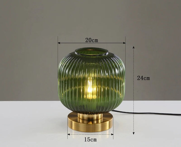 Nordisk design -pöytälamppu lasia - Elegance Modern LED