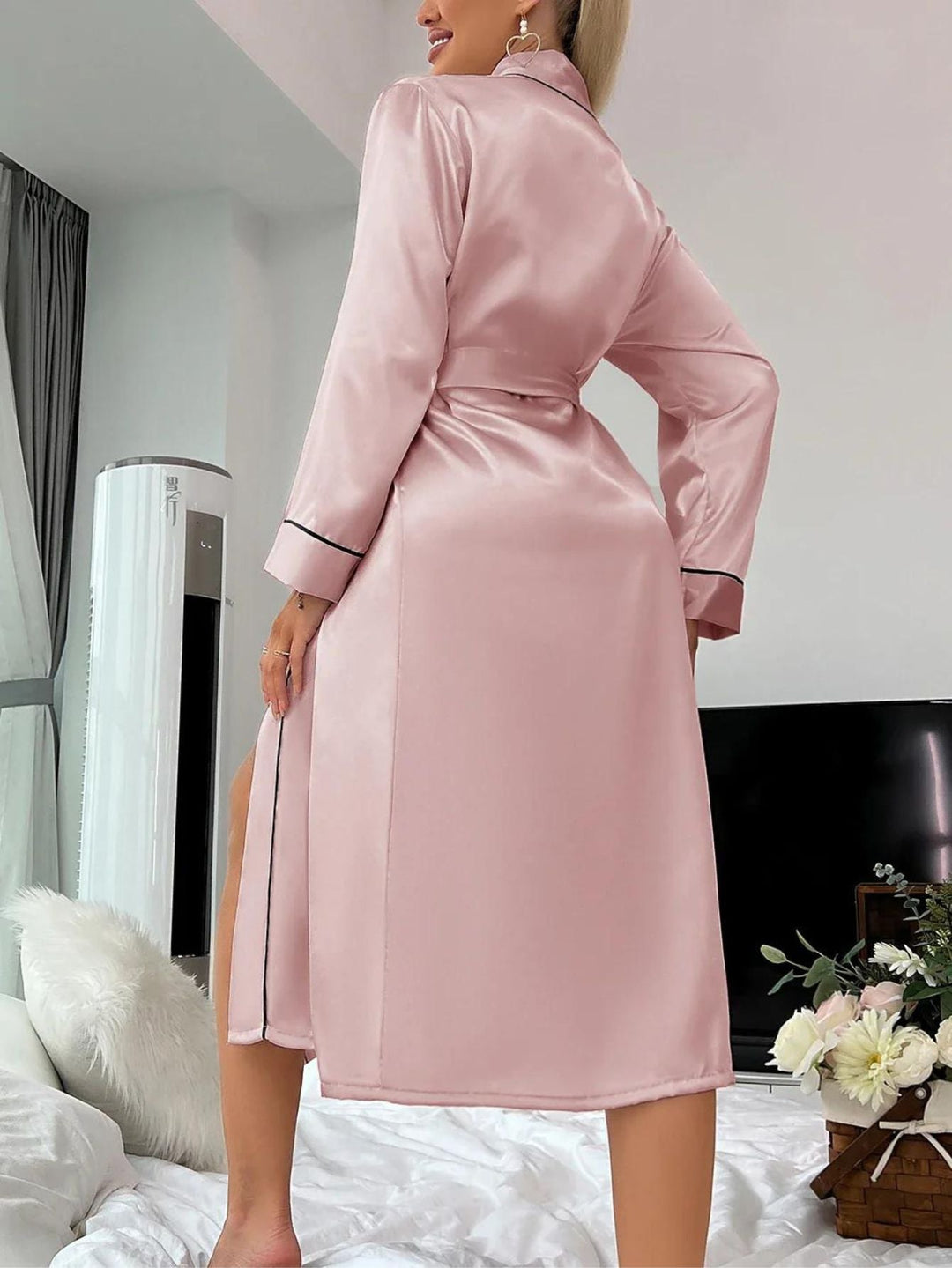 Isaya Kimono Satiné Classique | Ajaton eleganssi ja mukavuus