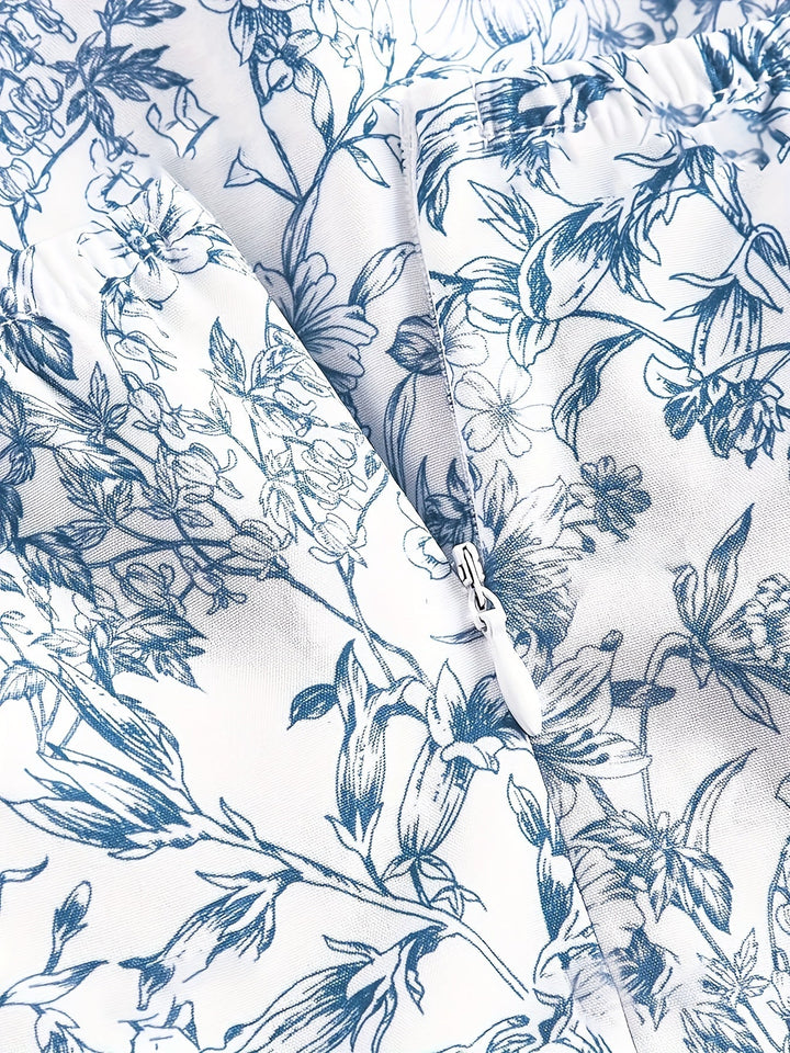 Ryle Dress Mini Floral Dress med halskrave og indsats til kvinder