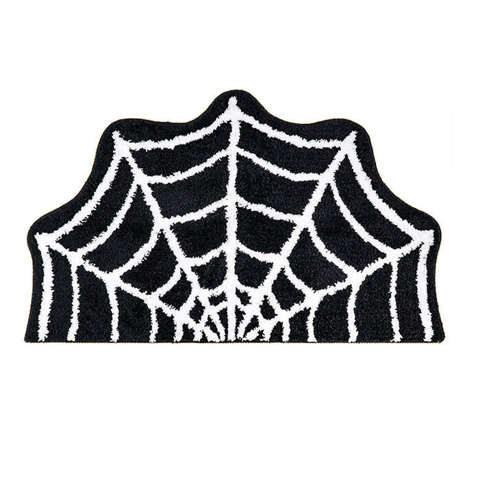 Covoraș de intrare Halloween Pânză de păianjen - Antiderapant, durabil și design înfricoșător