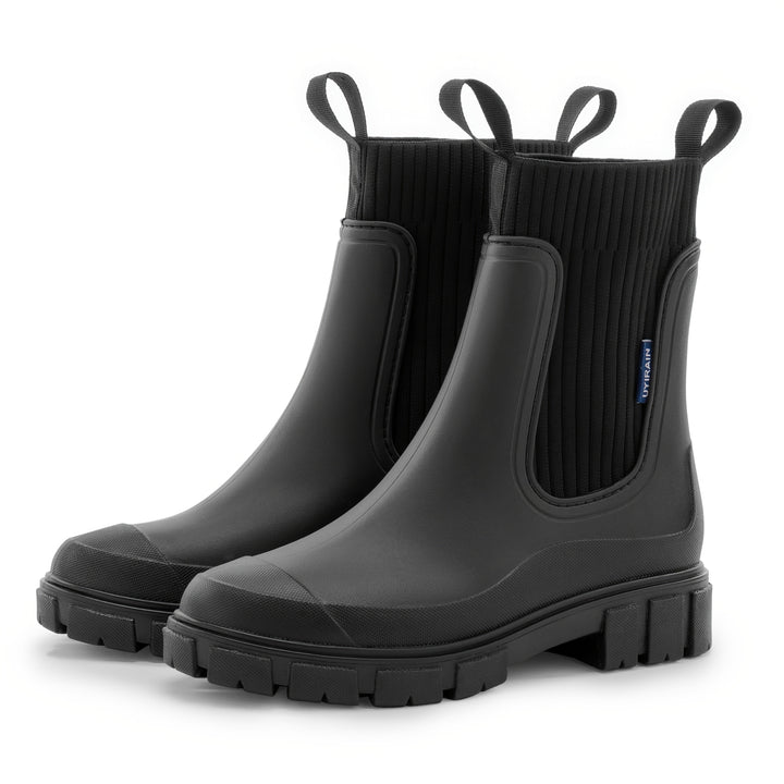 Botas de lluvia Urban Storm para mujer - impermeables, cómodas y con plataforma moderna