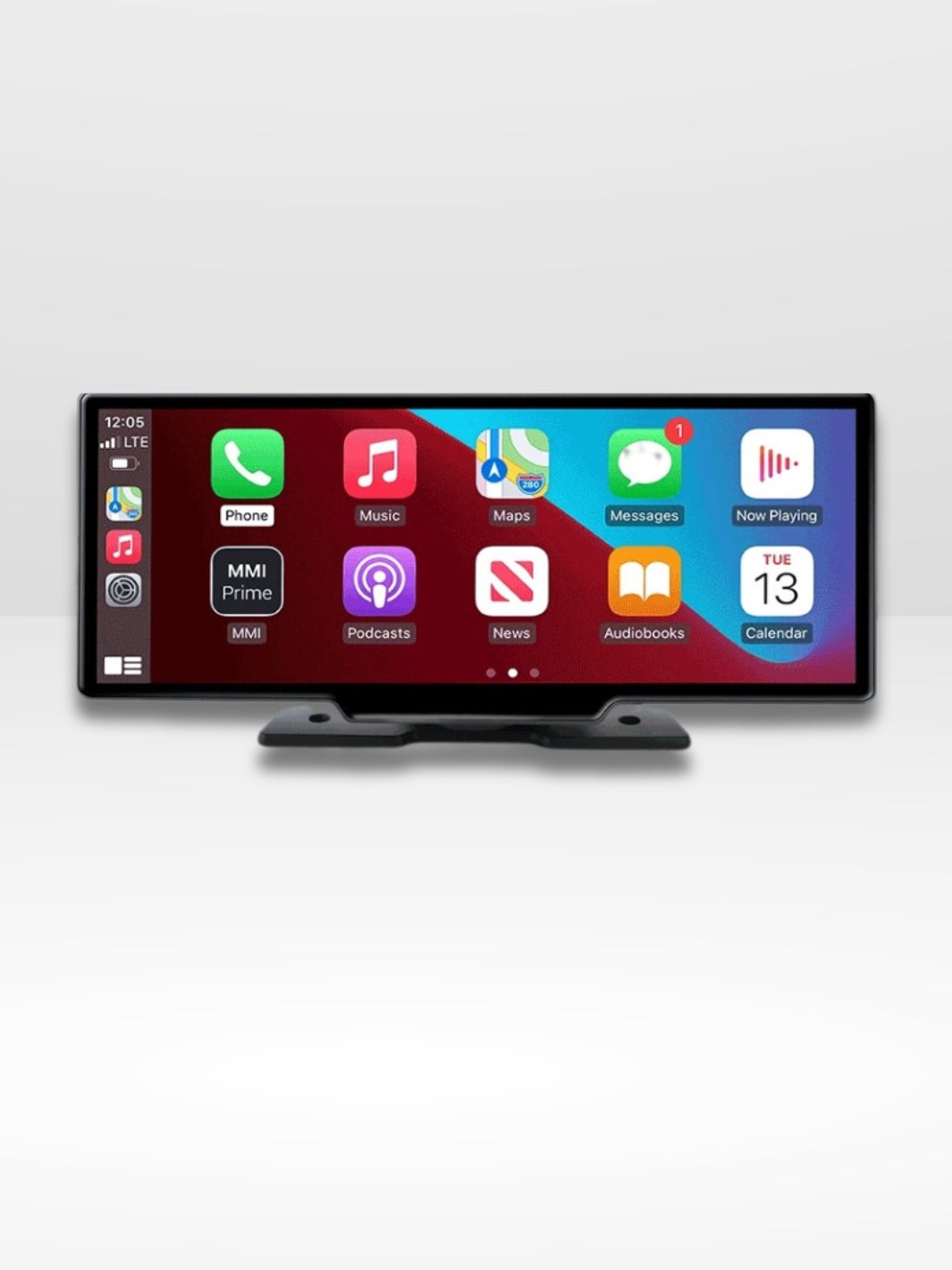 Bezdrátová CarPlay obrazovka s vestavěnou 4K palubní kamerou a volitelnou couvací kamerou – 10,26" IPS displej