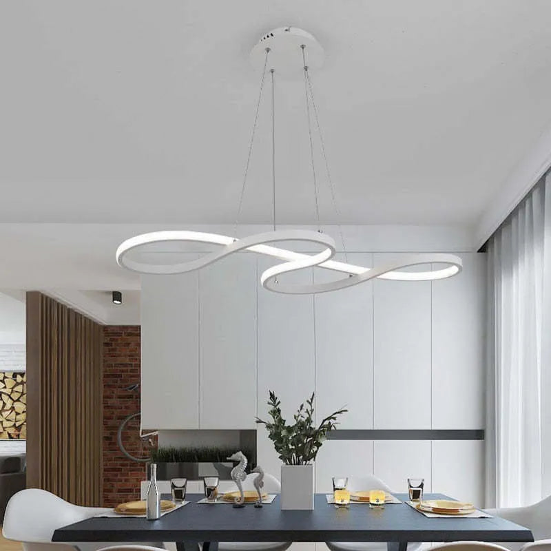 Modern LED Loft Lamp | Elegant Fixture Dining Room Bedroom Aluminum 36W