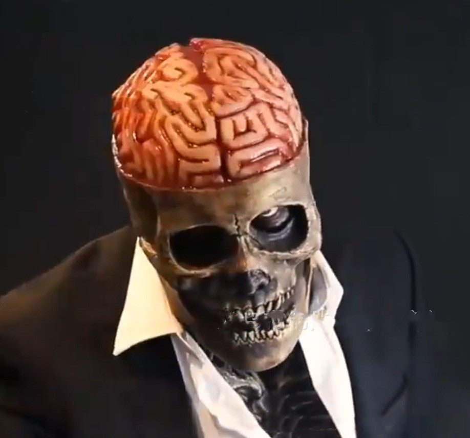 Mască de groază de Halloween pentru adulți - Clovn realist din vinil moale