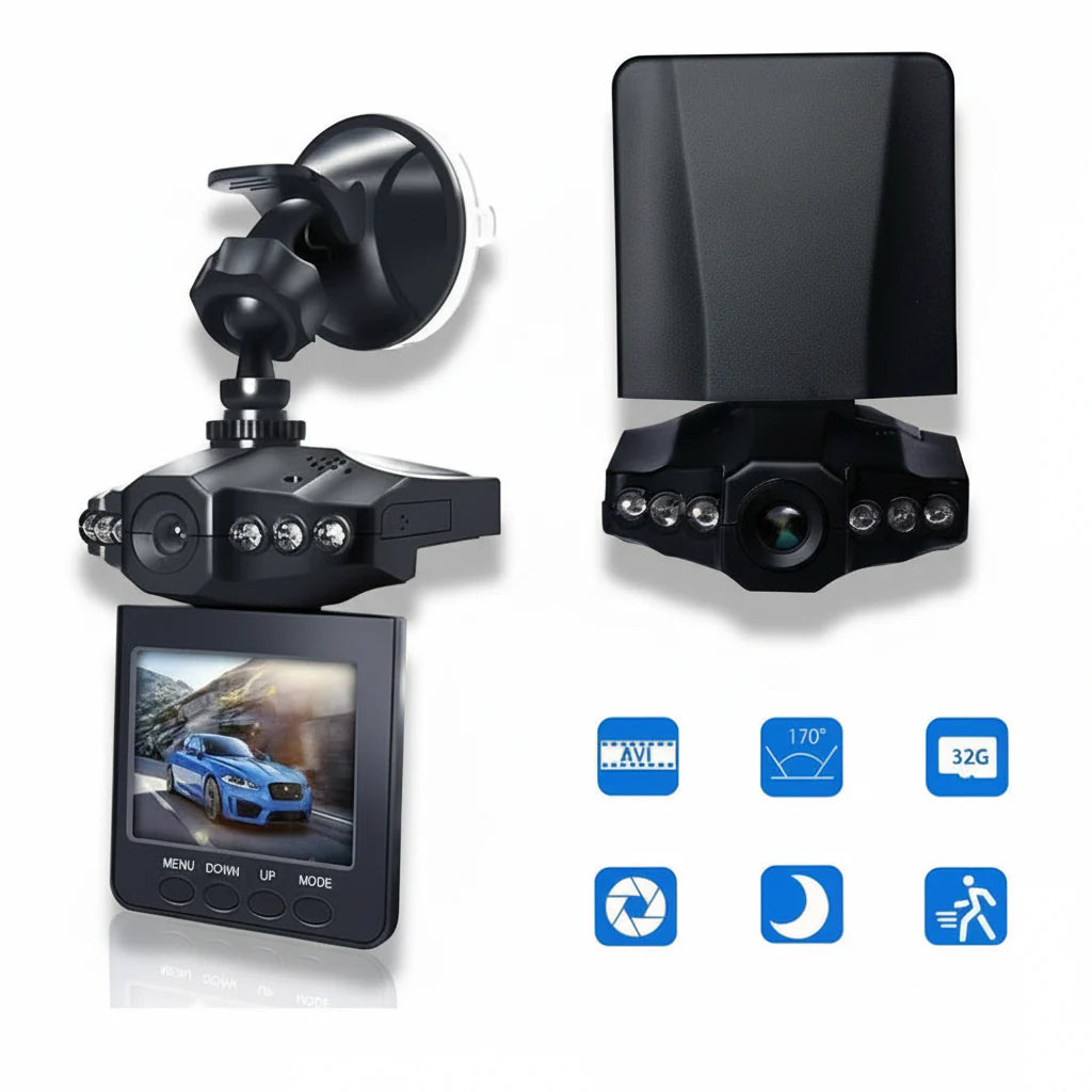 Cámara para coche con visión nocturna y monitor de estacionamiento