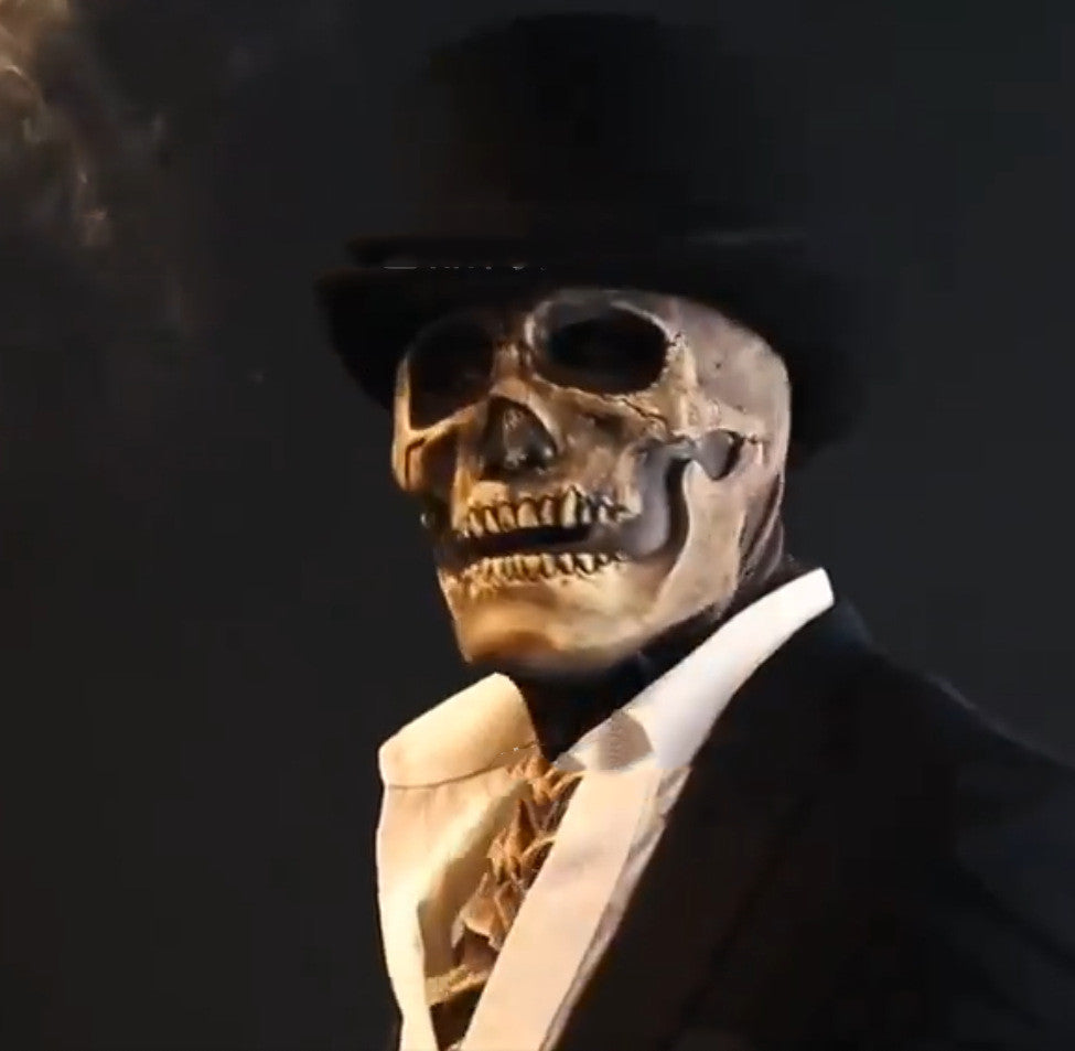 Mască de groază de Halloween pentru adulți - Clovn realist din vinil moale