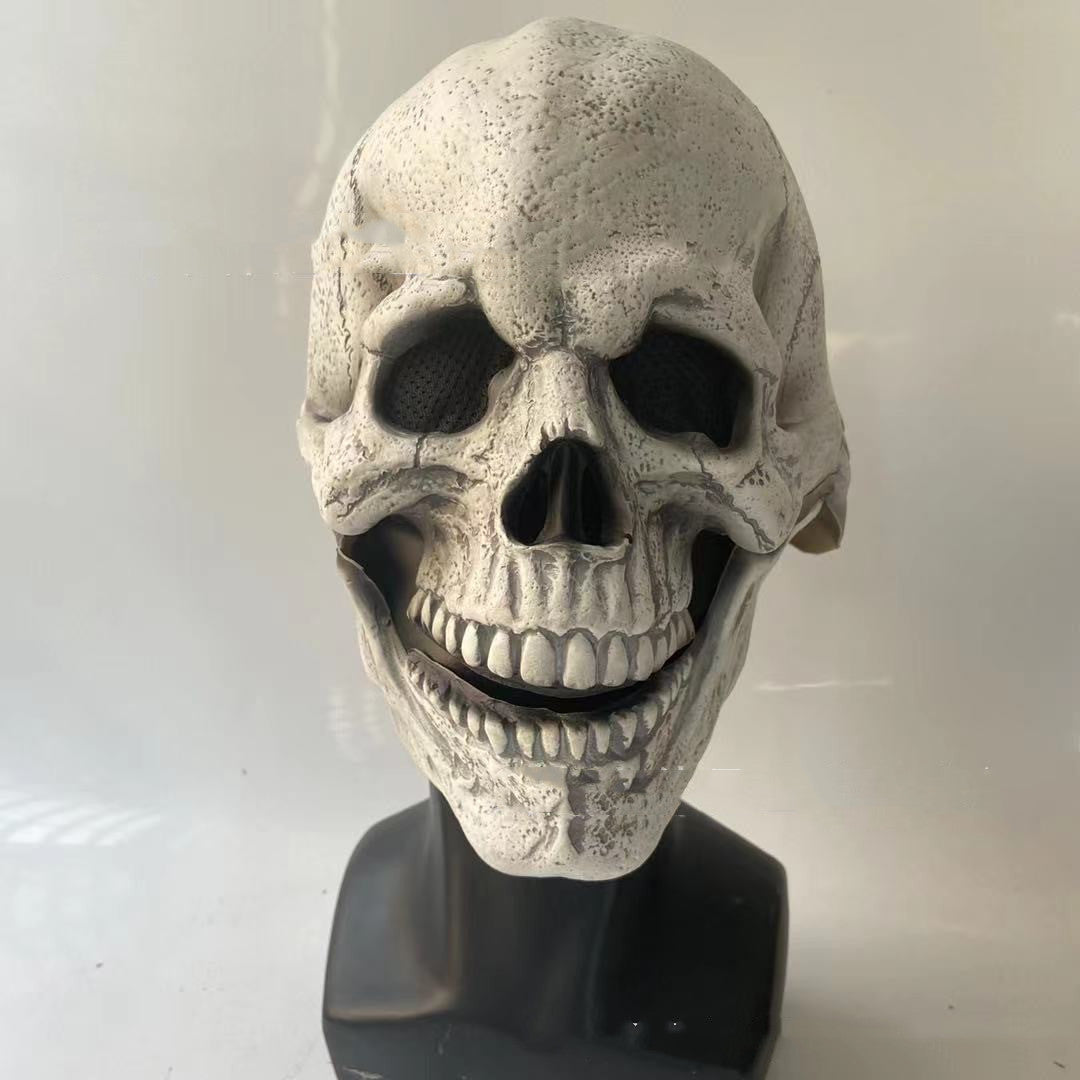 Mască de groază de Halloween pentru adulți - Clovn realist din vinil moale